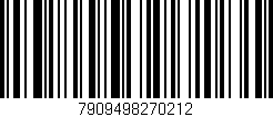 Código de barras (EAN, GTIN, SKU, ISBN): '7909498270212'