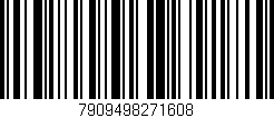 Código de barras (EAN, GTIN, SKU, ISBN): '7909498271608'