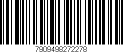 Código de barras (EAN, GTIN, SKU, ISBN): '7909498272278'