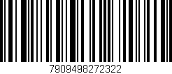 Código de barras (EAN, GTIN, SKU, ISBN): '7909498272322'