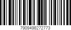 Código de barras (EAN, GTIN, SKU, ISBN): '7909498272773'