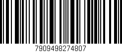 Código de barras (EAN, GTIN, SKU, ISBN): '7909498274807'