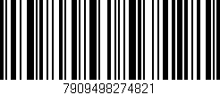 Código de barras (EAN, GTIN, SKU, ISBN): '7909498274821'