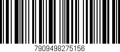 Código de barras (EAN, GTIN, SKU, ISBN): '7909498275156'