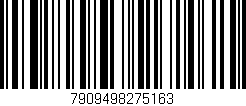 Código de barras (EAN, GTIN, SKU, ISBN): '7909498275163'