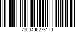 Código de barras (EAN, GTIN, SKU, ISBN): '7909498275170'