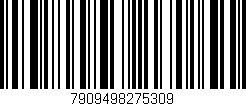 Código de barras (EAN, GTIN, SKU, ISBN): '7909498275309'