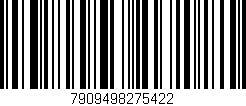 Código de barras (EAN, GTIN, SKU, ISBN): '7909498275422'