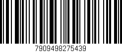 Código de barras (EAN, GTIN, SKU, ISBN): '7909498275439'