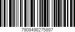 Código de barras (EAN, GTIN, SKU, ISBN): '7909498275897'