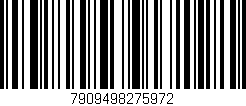 Código de barras (EAN, GTIN, SKU, ISBN): '7909498275972'