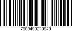 Código de barras (EAN, GTIN, SKU, ISBN): '7909498279949'