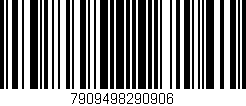 Código de barras (EAN, GTIN, SKU, ISBN): '7909498290906'