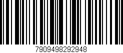 Código de barras (EAN, GTIN, SKU, ISBN): '7909498292948'