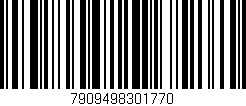 Código de barras (EAN, GTIN, SKU, ISBN): '7909498301770'