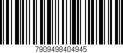 Código de barras (EAN, GTIN, SKU, ISBN): '7909498404945'