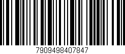 Código de barras (EAN, GTIN, SKU, ISBN): '7909498407847'