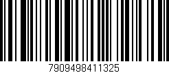 Código de barras (EAN, GTIN, SKU, ISBN): '7909498411325'