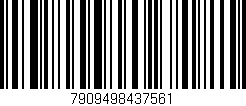 Código de barras (EAN, GTIN, SKU, ISBN): '7909498437561'