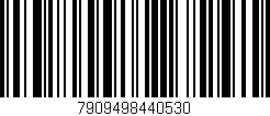 Código de barras (EAN, GTIN, SKU, ISBN): '7909498440530'