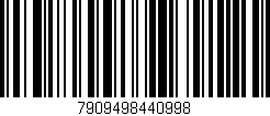 Código de barras (EAN, GTIN, SKU, ISBN): '7909498440998'