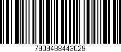 Código de barras (EAN, GTIN, SKU, ISBN): '7909498443029'