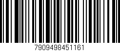 Código de barras (EAN, GTIN, SKU, ISBN): '7909498451161'