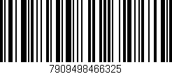 Código de barras (EAN, GTIN, SKU, ISBN): '7909498466325'