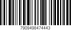 Código de barras (EAN, GTIN, SKU, ISBN): '7909498474443'