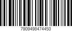 Código de barras (EAN, GTIN, SKU, ISBN): '7909498474450'