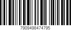 Código de barras (EAN, GTIN, SKU, ISBN): '7909498474795'