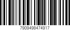 Código de barras (EAN, GTIN, SKU, ISBN): '7909498474917'