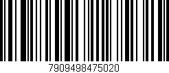 Código de barras (EAN, GTIN, SKU, ISBN): '7909498475020'
