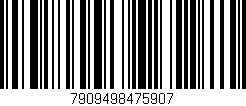 Código de barras (EAN, GTIN, SKU, ISBN): '7909498475907'