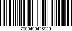 Código de barras (EAN, GTIN, SKU, ISBN): '7909498475938'
