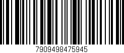 Código de barras (EAN, GTIN, SKU, ISBN): '7909498475945'