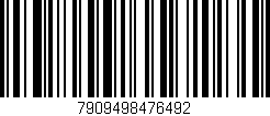 Código de barras (EAN, GTIN, SKU, ISBN): '7909498476492'