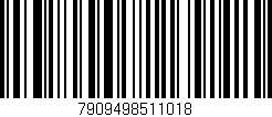 Código de barras (EAN, GTIN, SKU, ISBN): '7909498511018'