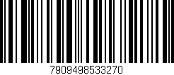 Código de barras (EAN, GTIN, SKU, ISBN): '7909498533270'