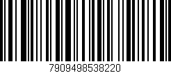 Código de barras (EAN, GTIN, SKU, ISBN): '7909498538220'