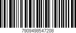 Código de barras (EAN, GTIN, SKU, ISBN): '7909498547208'
