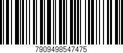 Código de barras (EAN, GTIN, SKU, ISBN): '7909498547475'