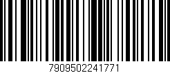 Código de barras (EAN, GTIN, SKU, ISBN): '7909502241771'