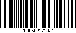 Código de barras (EAN, GTIN, SKU, ISBN): '7909502271921'