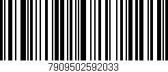 Código de barras (EAN, GTIN, SKU, ISBN): '7909502592033'