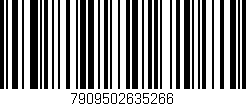 Código de barras (EAN, GTIN, SKU, ISBN): '7909502635266'