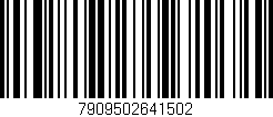 Código de barras (EAN, GTIN, SKU, ISBN): '7909502641502'