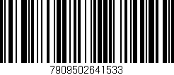Código de barras (EAN, GTIN, SKU, ISBN): '7909502641533'