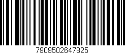 Código de barras (EAN, GTIN, SKU, ISBN): '7909502647825'
