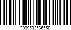 Código de barras (EAN, GTIN, SKU, ISBN): '7909502666550'